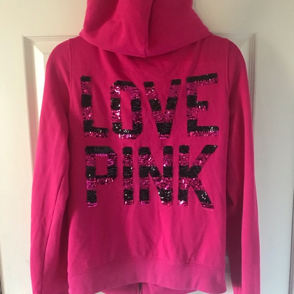 PINK Victoria's Secret Sweaters - Victoria’s Secret Love Pink Hoodie Large